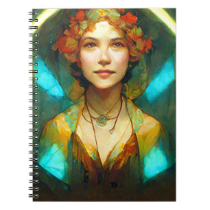 In The Light Art Nouveau Fantasy Notebook