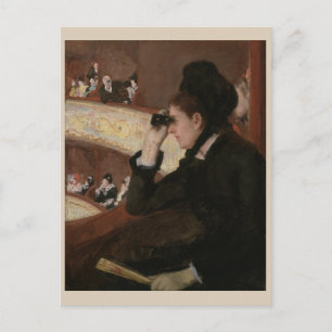 In the Loge Mary Cassatt Postcard
