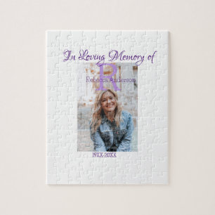 In the loving memory of memory keepsake add year n jigsaw puzzle