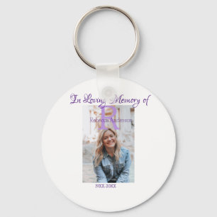 In the loving memory of memory keepsake add year n key ring