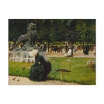 In the Luxembourg Garden Canvas Print