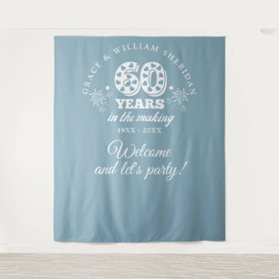 In The Making 60th Anniversary Photo Backdrop Tapestry