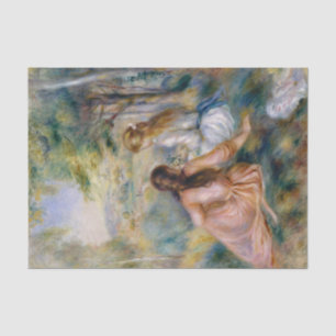 In the Meadow, Pierre-Auguste Renoir Art  Tissue Paper