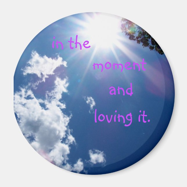 In the moment sky magnet (Front)