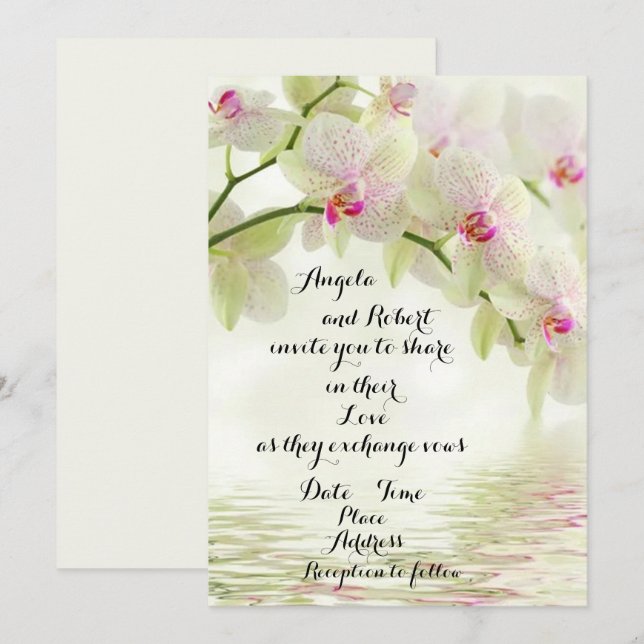In the Moment Wedding Invitation (Front/Back)