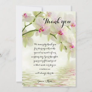 In the Moment Wedding Thank You card