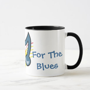 In The Mood For The Blues Ceramic Mug