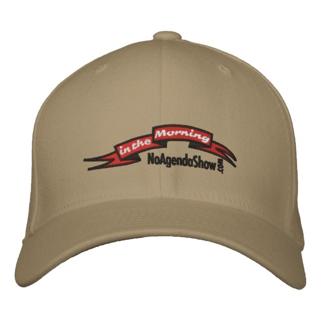 In the Morning - Embroidered hat (Front)
