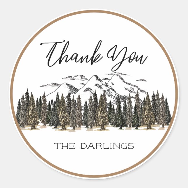 In the Mountains Favour Sticker (Front)