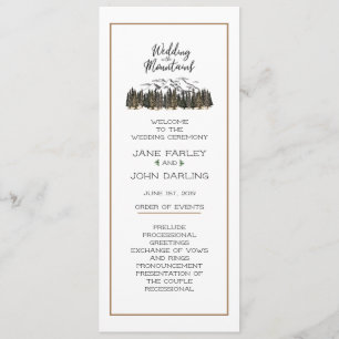 In the Mountains Program Programme