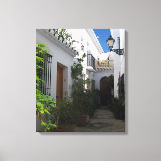 In the Narrow Streets of Frigiliana Canvas Print