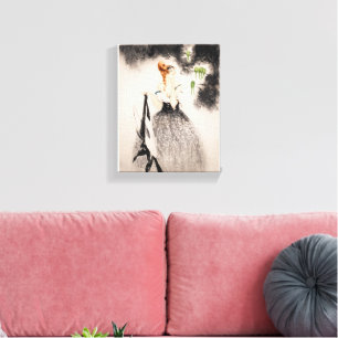 In the Nest, 1922 by Louis Icart Canvas Print