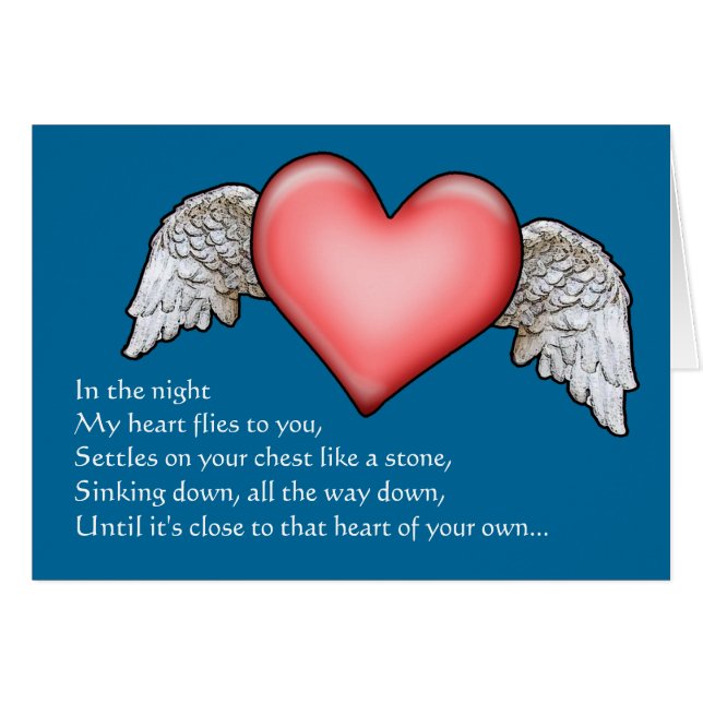 In the Night my Heart flies to you... (Front Horizontal)