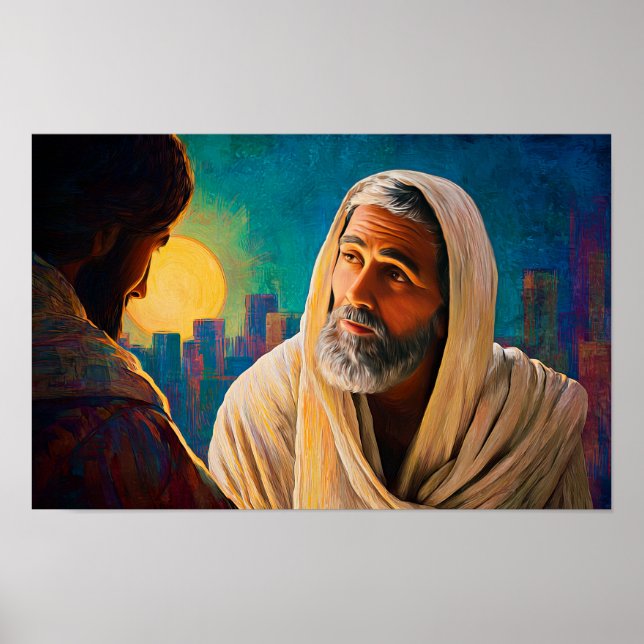 In the Night with Christ: Saint Nicodemus Poster (Front)