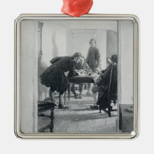 In the Old Raleigh Tavern Metal Tree Decoration