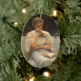 In the Orangery by Charles Edward Perugini Ceramic Tree Decoration