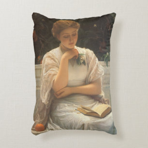 In the Orangery by Charles Edward Perugini Decorative Cushion