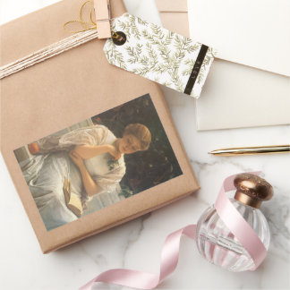 In the Orangery by Charles Edward Perugini Rectangular Sticker