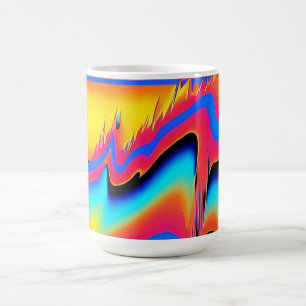 In the Panned Flash of Synthetic Forms - Ken Gauge Coffee Mug
