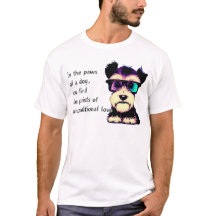 In the paws of a dog