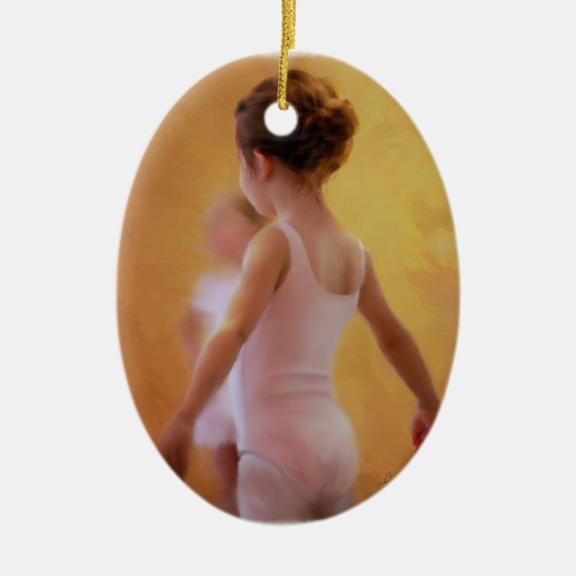 In the Pink Ballerina Ornament (Front)
