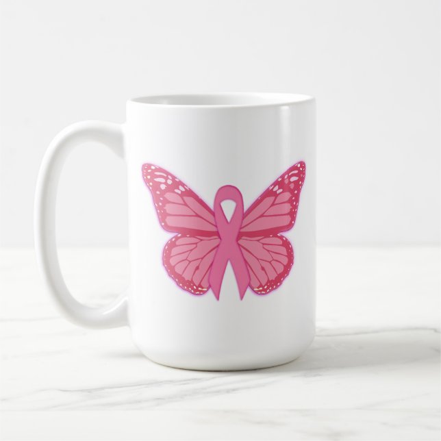 In The Pink Butterfly Coffee Mug (Left)