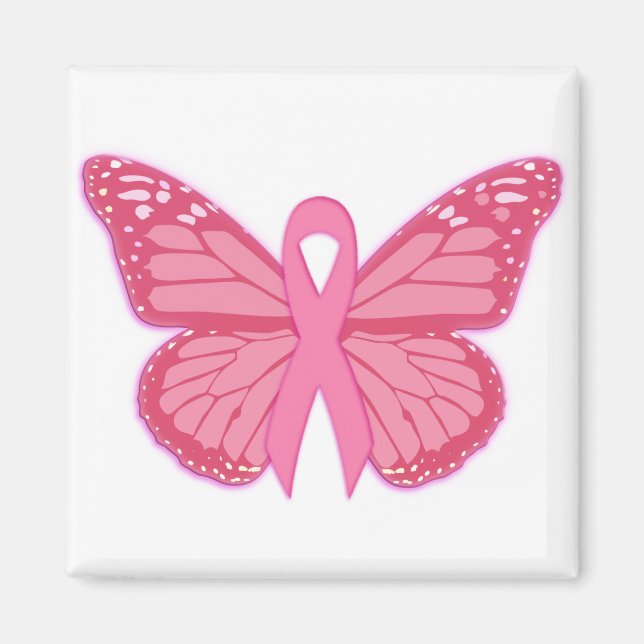 In The Pink Butterfly Magnet (Front)