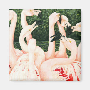 In The Pink - Flamingos Magnet