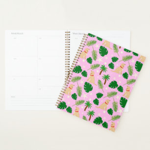 In the Pink Golden Retriever Planner