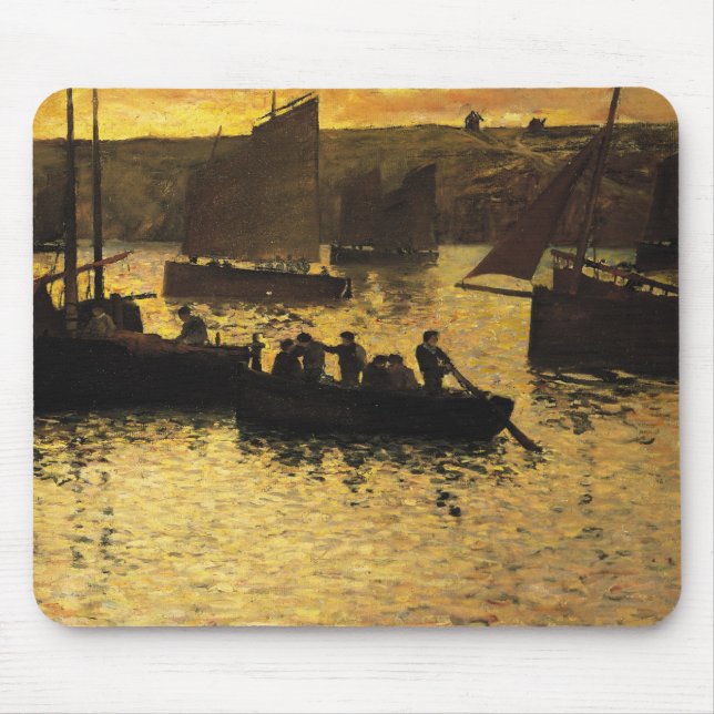 In the Port, 1895 Mouse Mat (Front)