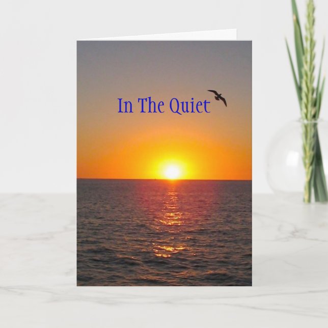 In The Quiet Greeting Card (Front)
