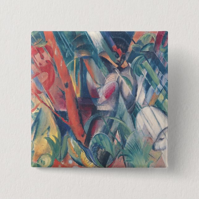 In the Rain, 1912 15 Cm Square Badge (Front)