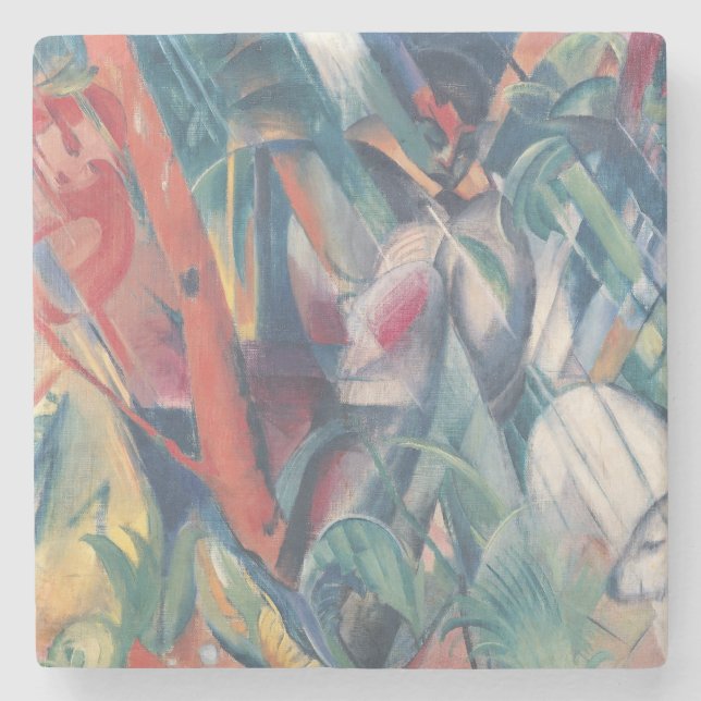 In the Rain, 1912 Stone Coaster (Front)