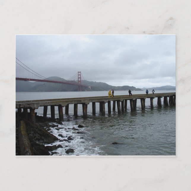 In the rain postcard (Front)