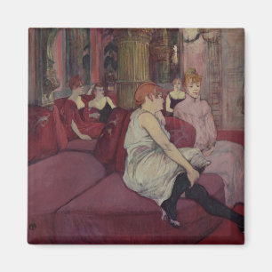In the Salon at the Rue des Moulins, 1894 Magnet