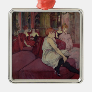 In the Salon at the Rue des Moulins, 1894 Metal Tree Decoration