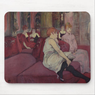 In the Salon at the Rue des Moulins, 1894 Mouse Mat