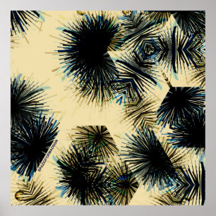 In the shade of colour Beige Poster