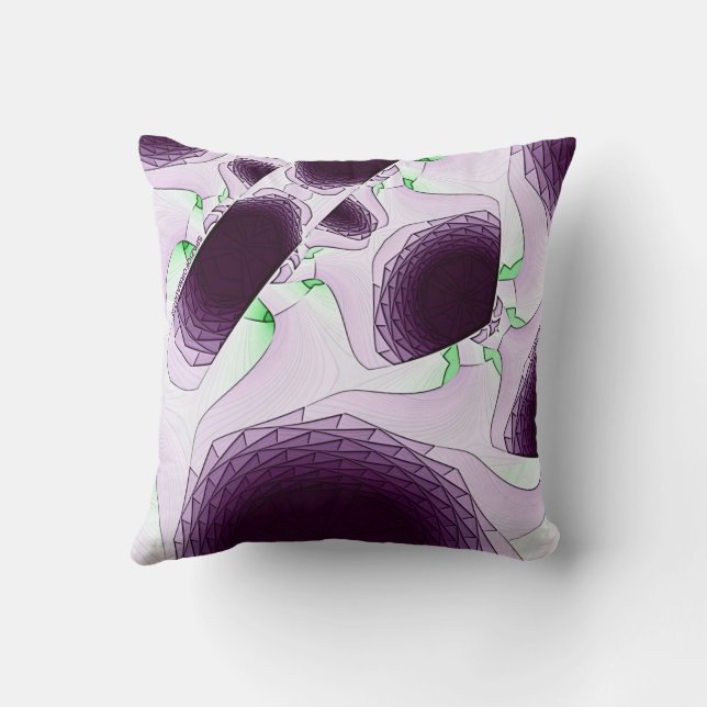 In the shade of colour Violet Cushion (Back)