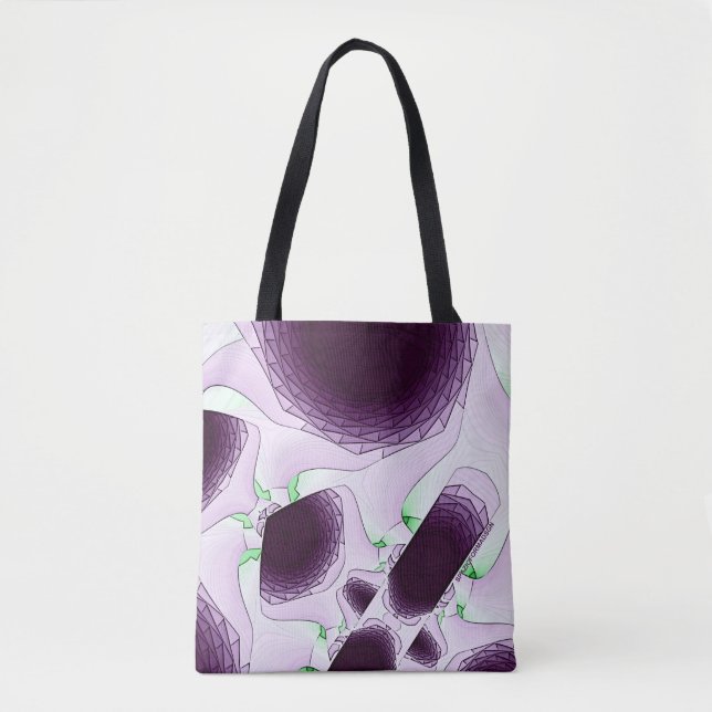 In the shade of colour Violet Tote Bag (Front)