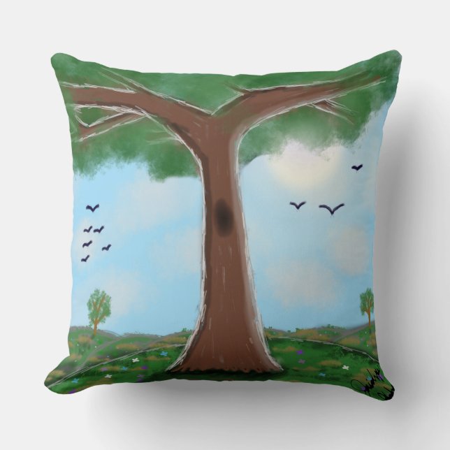 In the Shade (Throw Pillow) Cushion (Front)