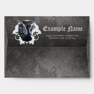 In the shadow of elegance: A black swan. Envelope