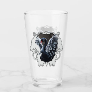 In the shadow of elegance: A black swan. Glass