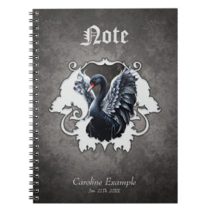 In the shadow of elegance: A black swan.  Notebook