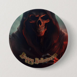 In the shadow of the Grim Reaper - Halloween 7.5 Cm Round Badge