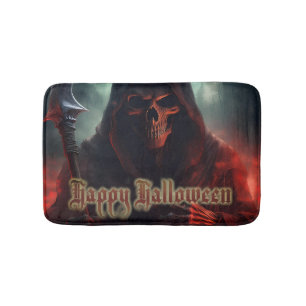 In the shadow of the Grim Reaper - Halloween Bath Mat