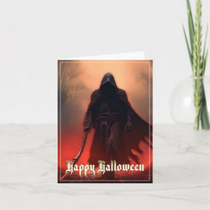 In the shadow of the Grim Reaper - Halloween Card
