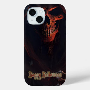 In the shadow of the Grim Reaper - Halloween iPhone 15 Case