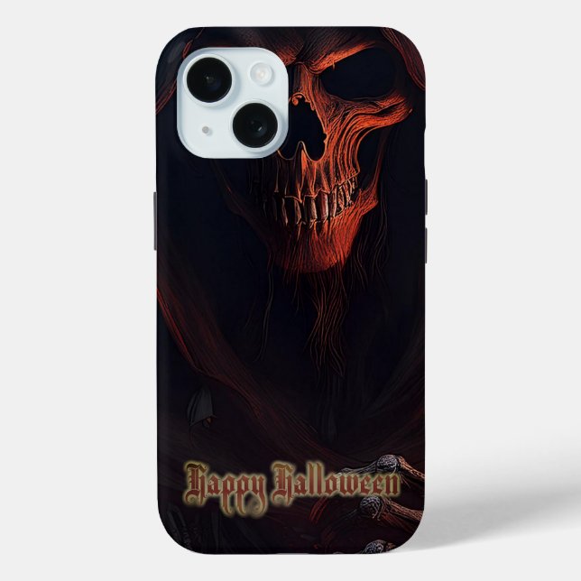 In the shadow of the Grim Reaper - Halloween Case-Mate iPhone Case (Back)