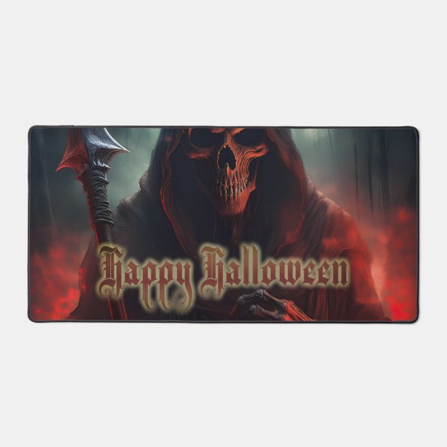 In the shadow of the Grim Reaper - Halloween Desk Mat (Front)